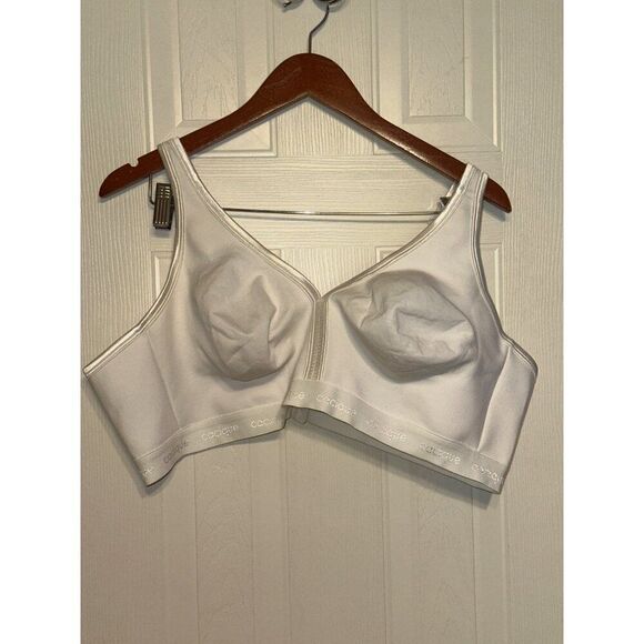 Lane Bryant Cacique Cotton Lightly Lined No-Wire Full Coverage Bra Sz 48D White - Picture 5 of 15
